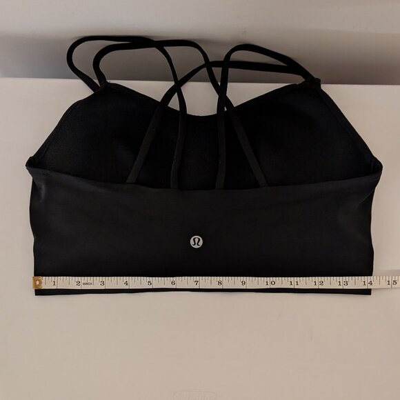 Lululemon Like a Cloud Longline Bra, Black, Size 10? - Picture 6 of 6